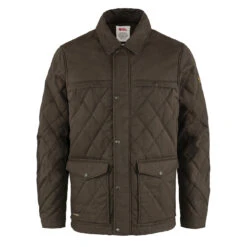 Fjallraven Ovik Wool Padded Jacket Dark Olive