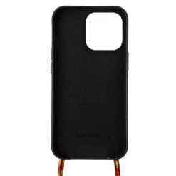 Paul Smith X Native Union Leather IPhone 13 Case Lanyard Black -All Style Shop 23986 6
