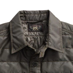 RRL By Ralph Lauren Holden Quilt Overshirt Green -All Style Shop 24117 3