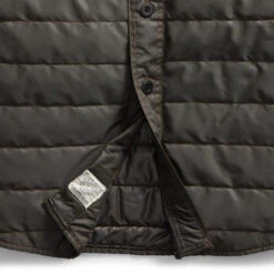 RRL By Ralph Lauren Holden Quilt Overshirt Green -All Style Shop 24117 4