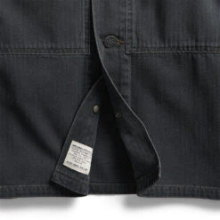 RRL By Ralph Lauren Finn Overshirt Black -All Style Shop 24118 3