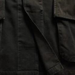 RRL By Ralph Lauren Thacker Pocket Overshirt Dark Grey -All Style Shop 24119 4