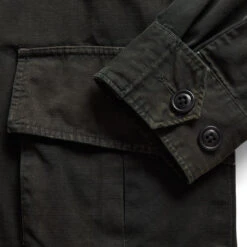 RRL By Ralph Lauren Thacker Pocket Overshirt Dark Grey -All Style Shop 24119 5