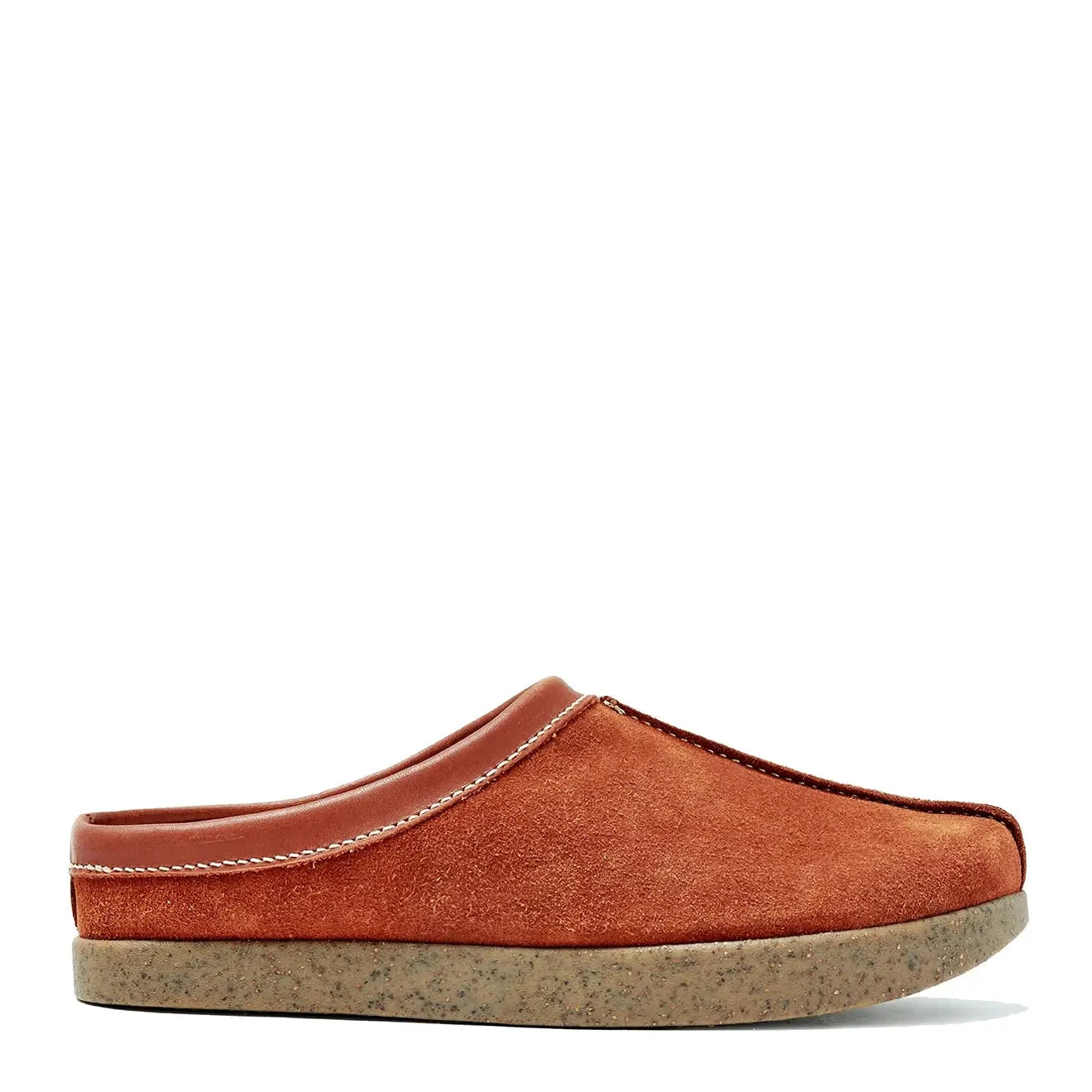 Yogi Suede Centre Seam Mule Chestnut Brown 3 Yogi Suede Centre Seam Mule Chestnut Brown