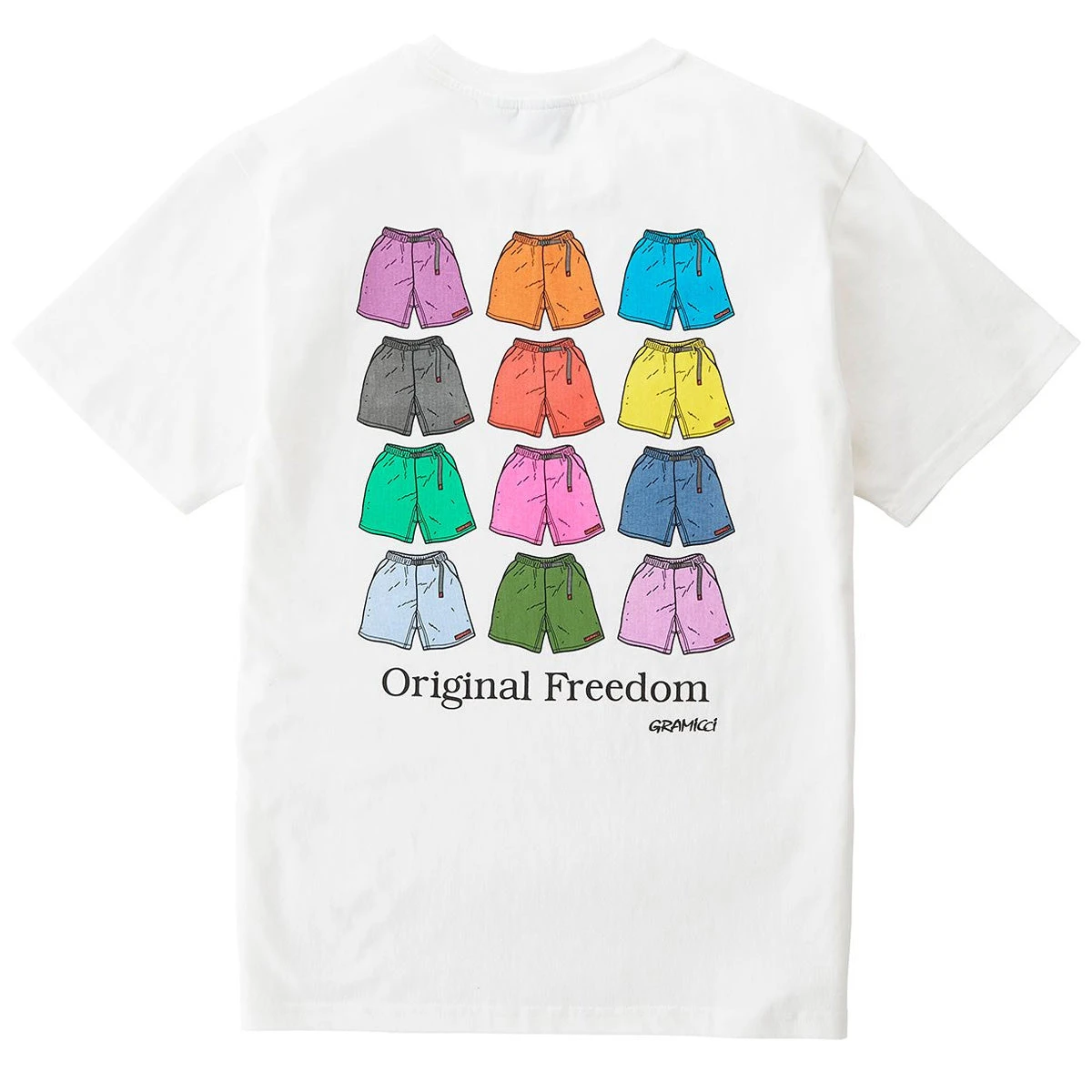 Gramicci Shorts Tee White 4 Gramicci Shorts Tee White - Image 2