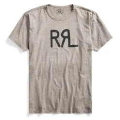 RRL By Ralph Lauren S/S Logo T-Shirt Heather Grey