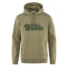 Fjallraven Logo Hoodie Light Olive -All Style Shop 27737 1