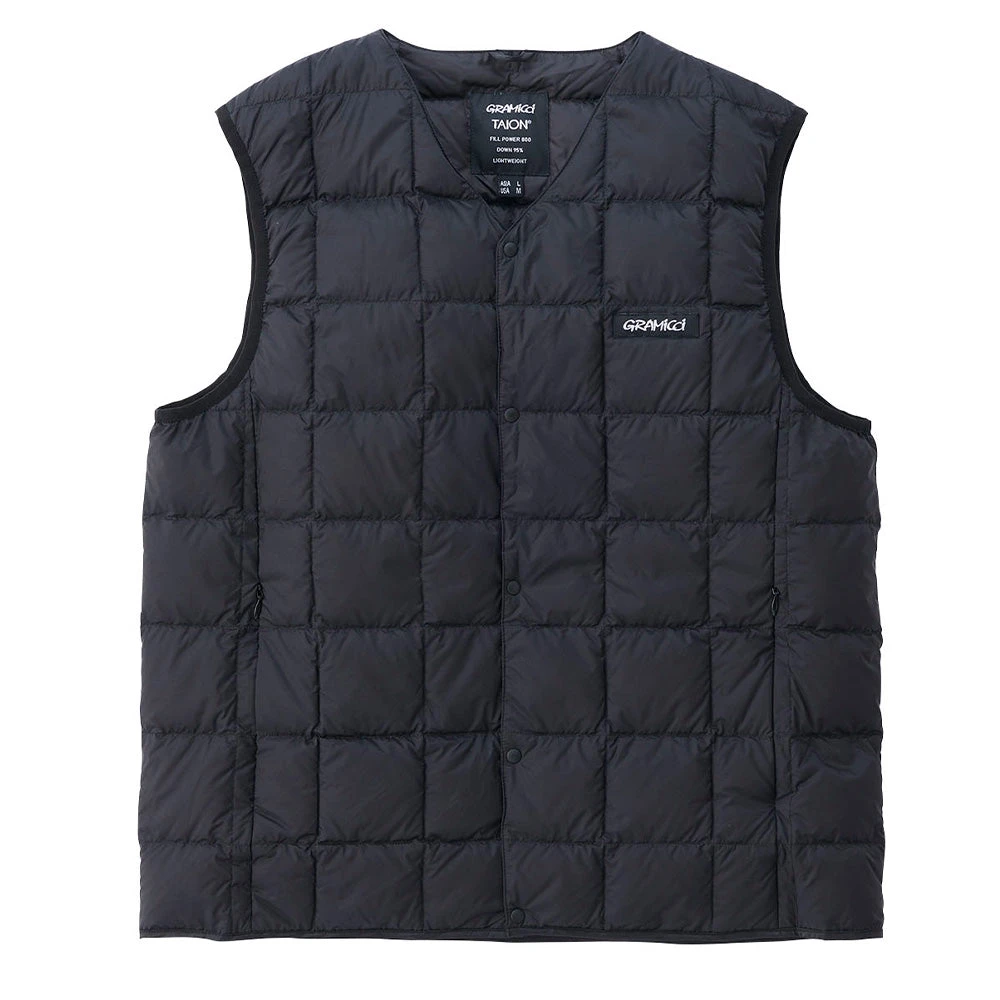 Gramicci X Taion Inner Down Vest Black 3 Gramicci X Taion Inner Down Vest Black