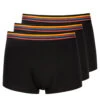 Paul Smith Artist Stripe Boxer Briefs 3 Pack Black -All Style Shop 28117