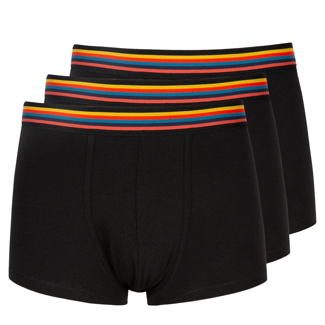 Paul Smith Artist Stripe Boxer Briefs 3 Pack Black 3 Paul Smith Artist Stripe Boxer Briefs 3 Pack Black