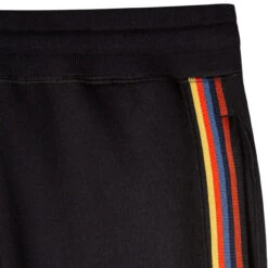 Paul Smith Artist Stripe Cotton-Modal Jersey Lounge Pants Black -All Style Shop 28118 3