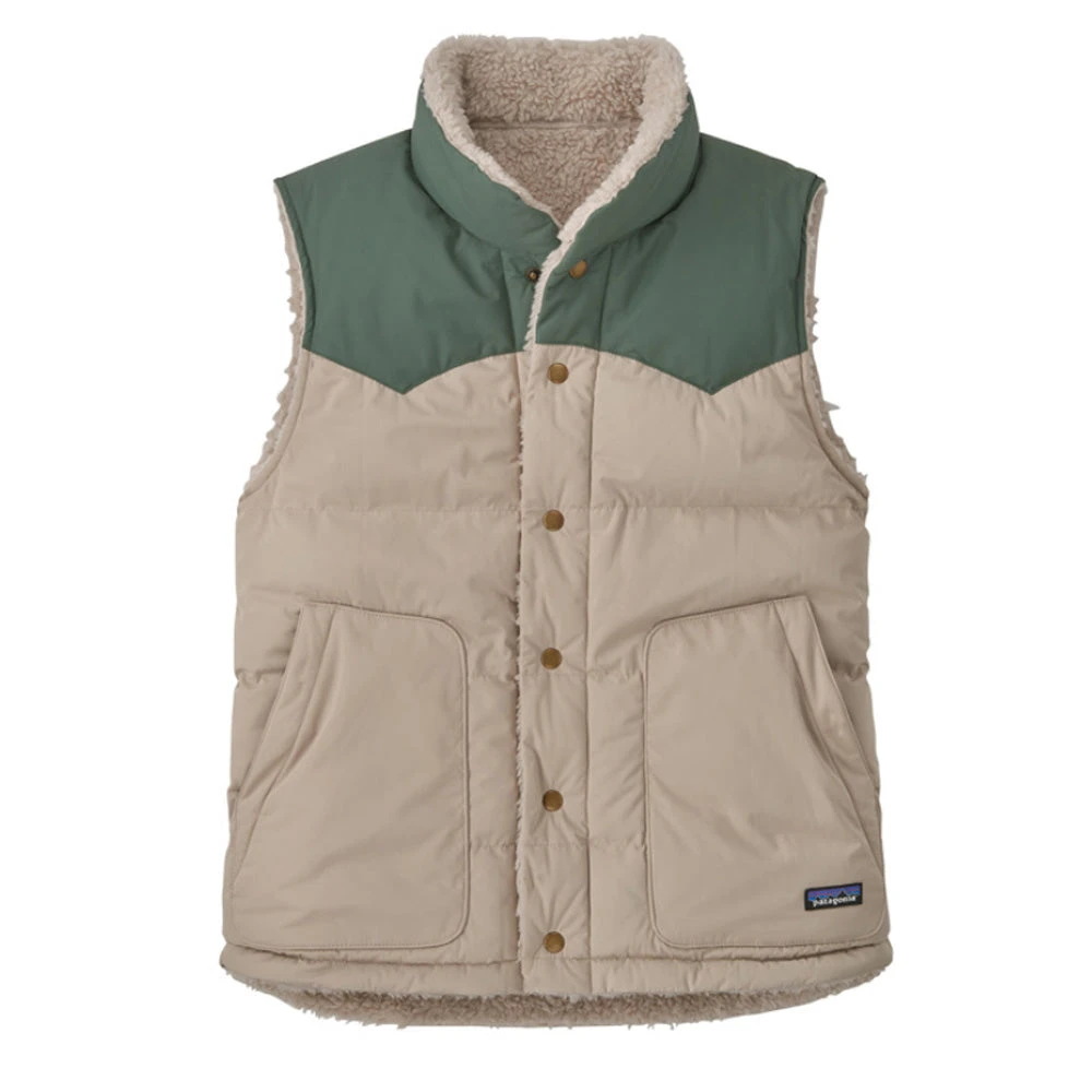 Patagonia Reversible Bivy Down Vest Oar Tan 3 Patagonia Reversible Bivy Down Vest Oar Tan