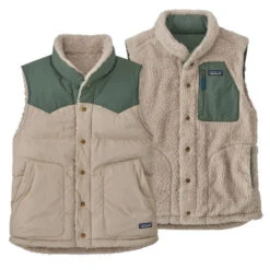 Patagonia Reversible Bivy Down Vest Oar Tan 7 Patagonia Reversible Bivy Down Vest Oar Tan -All Style Shop 28463 3