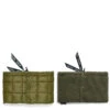 Taion Reversible Down Neck Warmer Olive / D. Olive -All Style Shop 28856