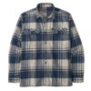 Patagonia Long Sleeve Organic Cotton Midweight Fjord Flannel Shirt Live Oak / Smolder Blue 2 Patagonia Long Sleeve Organic Cotton Midweight Fjord Flannel Shirt Live Oak / Smolder Blue -All Style Shop 29051