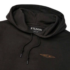 Filson Prospector Embroidered Hoodie Faded Black / Gold -All Style Shop 29065 4
