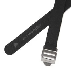 And Wander Stretch Tape Belt Black -All Style Shop And Wander Stretch Tape Belt Black 21582 4