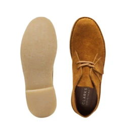 Clarks Originals Desert Boot Brown / Orange -All Style Shop ClarksOriginalsDesertBoot BrowOrange 29375 2
