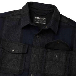 Filson Mackinaw Jac Shirt Navy Charcoal Plaid -All Style Shop Filson Mackinaw Jac Shirt Navy Charcoal Plaid 27543 4