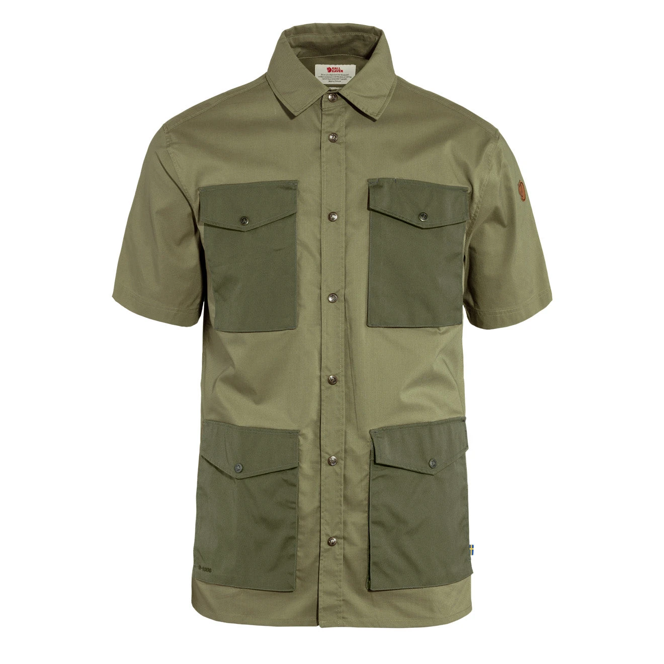 Fjallraven Raven Shirt S/S Green-Laurel Green 3 Fjallraven Raven Shirt S/S Green-Laurel Green