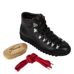 Fracap M127 Double Collar Boot Black -All Style Shop Fracap M127 Double Collar Boot Black 23177 08