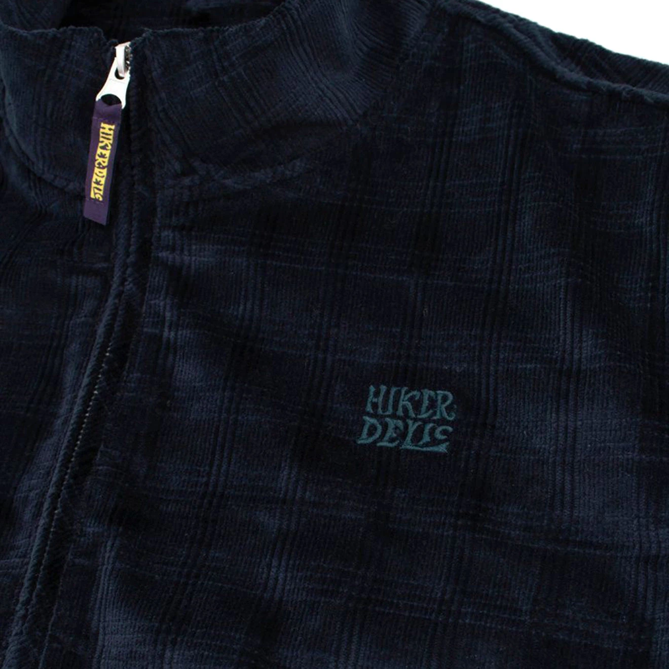 Hikerdelic Plaid Corduroy Track Jacket Navy 7 Hikerdelic Plaid Corduroy Track Jacket Navy - Image 5