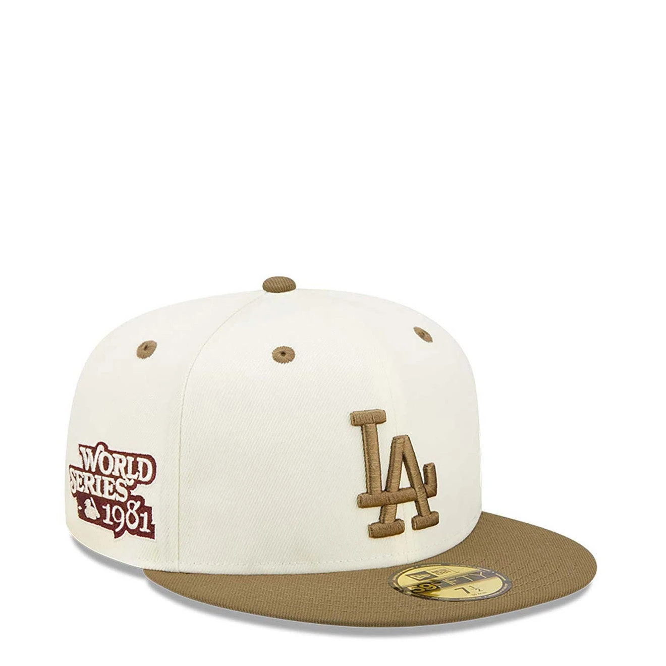New Era LA Dodgers MLB Fitted Cap Trail Mix / White 3 New Era LA Dodgers MLB Fitted Cap Trail Mix / White