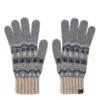 Paul Smith Doodle Fairisle Gloves Slate -All Style Shop PAUL SMITH DOODLE FAIRISLE GLOVES