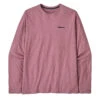 Patagonia Long Sleeve P-6 Logo Responsibili-Tee Evening Mauve -All Style Shop Patagonia Long Sleeve P 6 Logo Responsibili Tee Evening Mauve 1