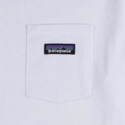 Patagonia P-6 Label Pocket Responsibili-Tee White 7 Patagonia P-6 Label Pocket Responsibili-Tee White -All Style Shop PatagoniaP6LabelPocketResponsibiliTee White 19006 3 600x600 1