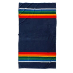 Pendleton Oversized Dobby Spa Towel Crater Lake Navy