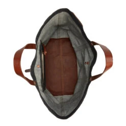 RRL By Ralph Lauren Leather-Trim Denim Tote Indigo -All Style Shop RRL by Ralph Lauren Howard Tote Indigo 18595 4