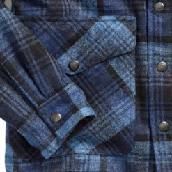 RRL By Ralph Lauren Plaid Wool Cotton Overshirt Dark Blue / Blue -All Style Shop RRL by Ralph Lauren Plaid Wool Cotton Overshirt Dark Blue Blue 5jpg