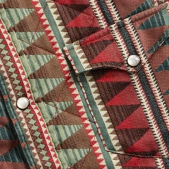 RRL By Ralph Lauren Quilted Jacquard Overshirt Red / Multi 10 RRL By Ralph Lauren Quilted Jacquard Overshirt Red / Multi -All Style Shop RRL by Ralph Lauren Quilted Jacquard Overshirt Red Multi 4