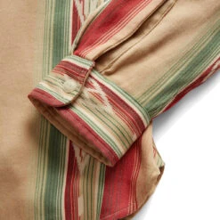 RRL By Ralph Lauren Southwestern Jacquard Workshirt RI-494 Tan / Multi -All Style Shop RRL by Ralph Lauren Southwestern Jacquard Workshirt RI 494 Tan Multi 26710 4