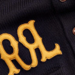 RRL By Ralph Lauren Appliqued Wool Cardigan Navy -All Style Shop RRLbyRalphLaurenAppliquedWoolCardiganNavy 3