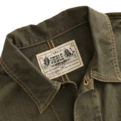 RRL By Ralph Lauren Linen-Cotton Herringbone Jacket Forest Green -All Style Shop RRLbyRalphLaurenLinen CottonHerringboneJacketForestGreen 4