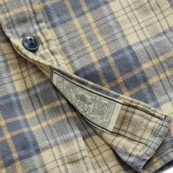 RRL By Ralph Lauren Plaid Twill Workshirt Faded Blue/Yellow -All Style Shop RRLbyRalphLaurenPlaidTwillWorkshirtFadedBlueYellow 3