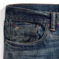 RRL By Ralph Lauren Slim Fit Belgrade Jean Belgrade Wash -All Style Shop RRLbyRalphLaurenSlimFitBelgradeJeanBelgradeWash 4