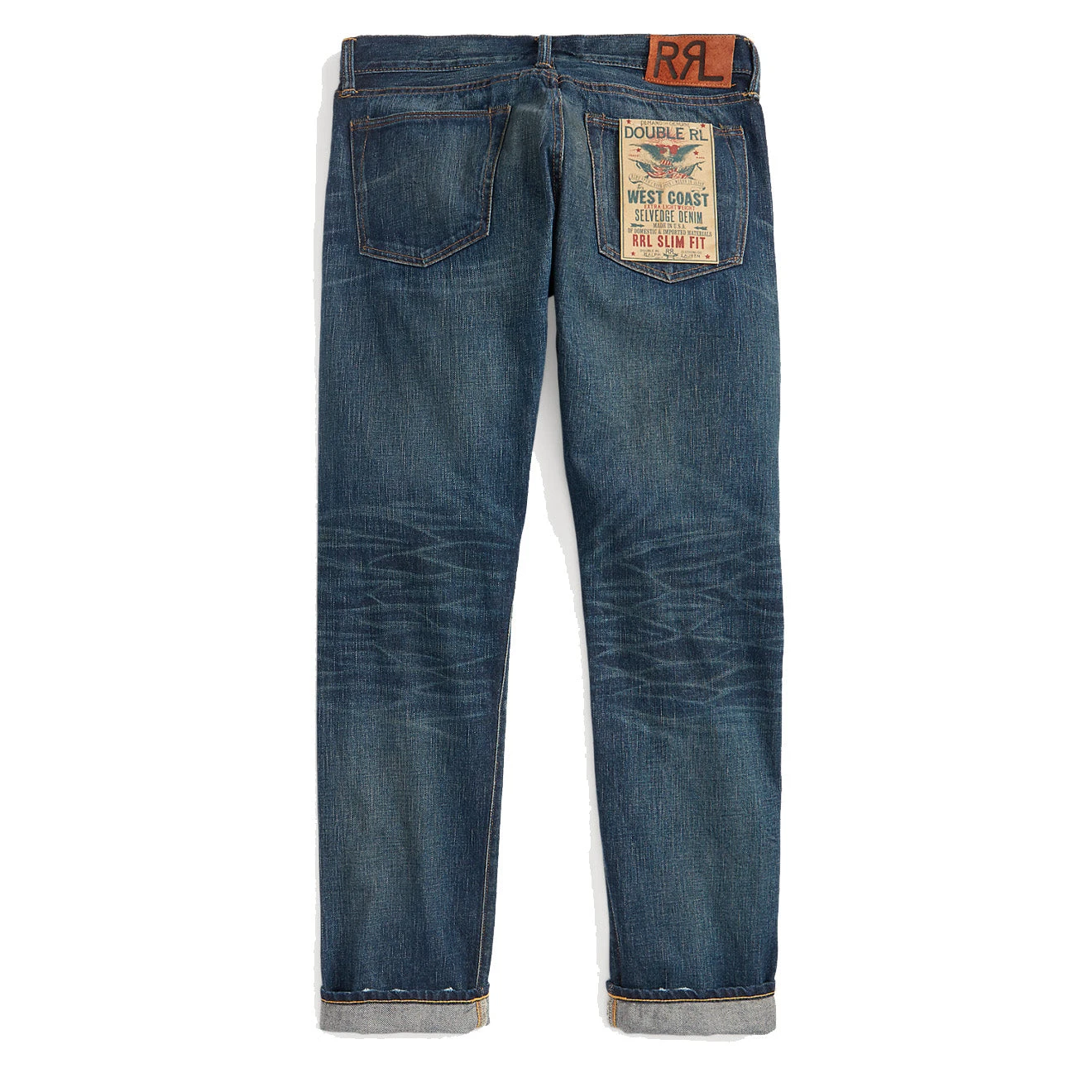 RRL By Ralph Lauren Slim Fit Ridgecrest Selvedge Jean Ridgecrest Wash 4 RRL By Ralph Lauren Slim Fit Ridgecrest Selvedge Jean Ridgecrest Wash - Image 2