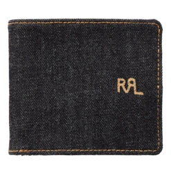RRL By Ralph Lauren Denim Billfold Wallet Indigo