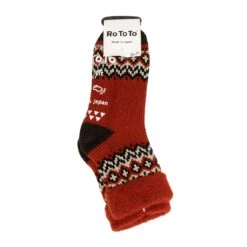 RoToTo Comfy Room Socks Nordic Red