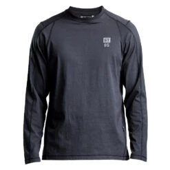 ST95 L/S Slogan Tee Black