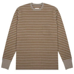 Snow Peak Wool Linen / PE Crewneck Oatmeal / Mustard