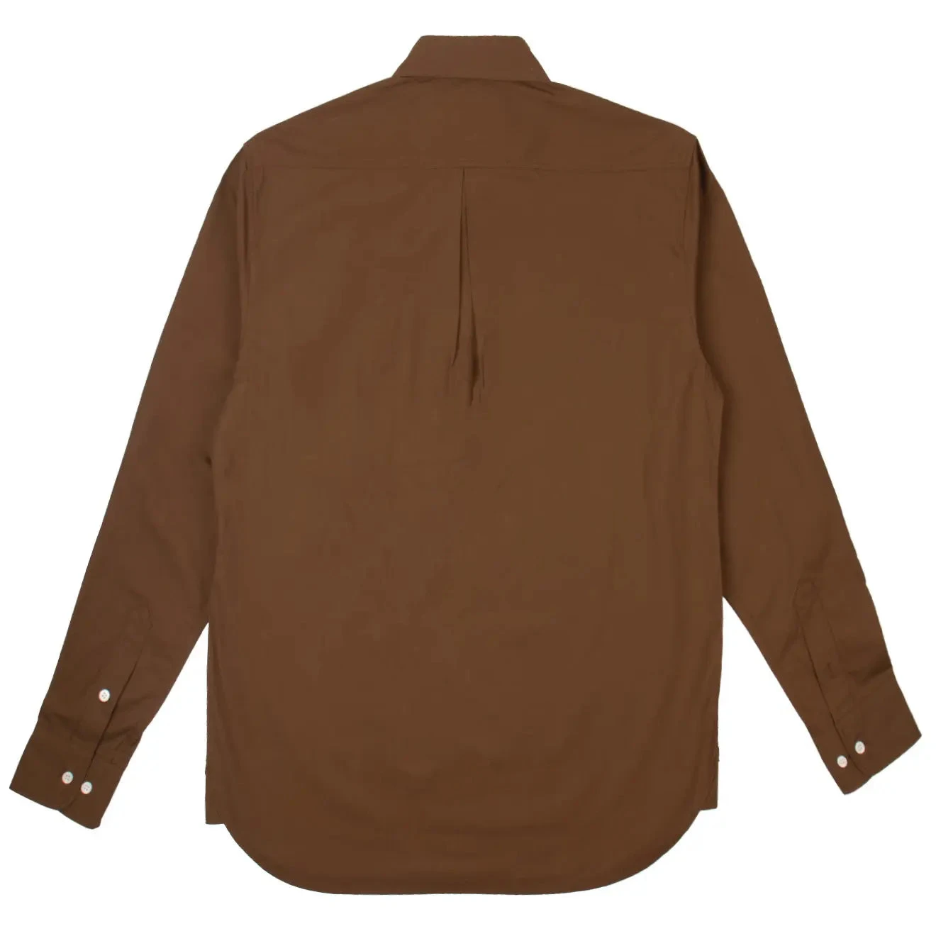 Uniform Bridge All Weather Relax Cotton Shirt Brown 4 Uniform Bridge All Weather Relax Cotton Shirt Brown - Image 2