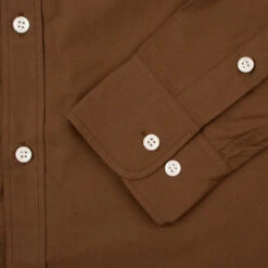 Uniform Bridge All Weather Relax Cotton Shirt Brown 7 Uniform Bridge All Weather Relax Cotton Shirt Brown -All Style Shop UniformBridgeAllWeatherRelaxCottonShirt Brown 17438 3