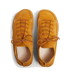 Yogi Finn Suede Lace Up Show On Crepe Turmeric -All Style Shop YogiFinnSuedeLaceUpShowOnCrepeTurmeric29808 2