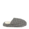 Yoko Wool Basic Wool Slippers Graphite