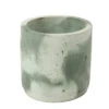 Smith And Goat Cylinder Concrete Pot Medium Khaki Mint -All Style Shop medium pot khaki and mint